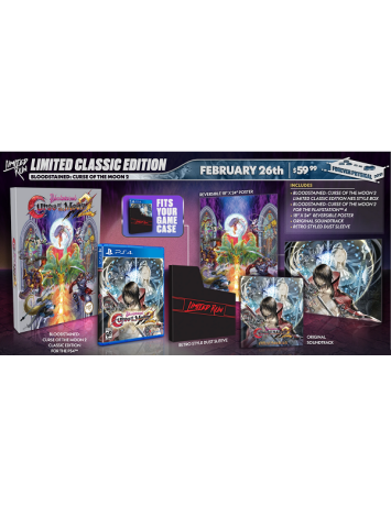 Bloodstained: Curse Of The Moon 2 Classic Edition Limited Run 390 (PS4) US